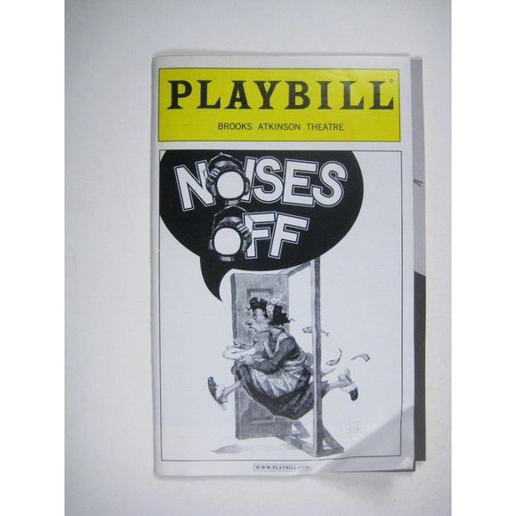 Noises Off Playbill Nothing On July 2002 Patty Lupone Peter Gallagher Easton - Picture 2 of 11